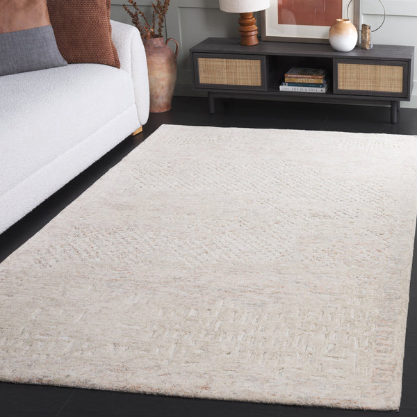 Safavieh Harvest Luxurious Hand-tufted Runner Rug - Plush Comfort, Durable Wool-cotton Blend For Stylish Spaces Rust ,Beige Wool & Cotton Hvt101p-5