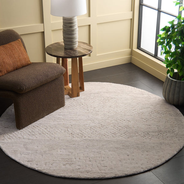 Safavieh Harvest Luxurious Hand-tufted Runner Rug - Plush Comfort, Durable Wool-cotton Blend For Stylish Spaces Brown ,Ivory Wool & Cotton Hvt101t-6r