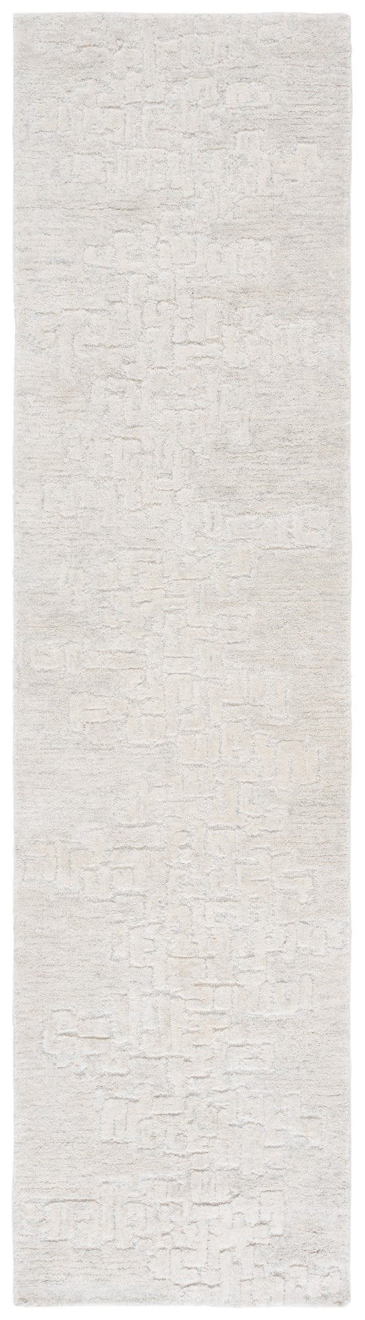 Safavieh Harvest Elegant Hand-tufted Area Rug In Luxurious Silver And Ivory For Timeless Home Decor Appeal Silver ,Ivory Wool & Cotton Hvt102g-4