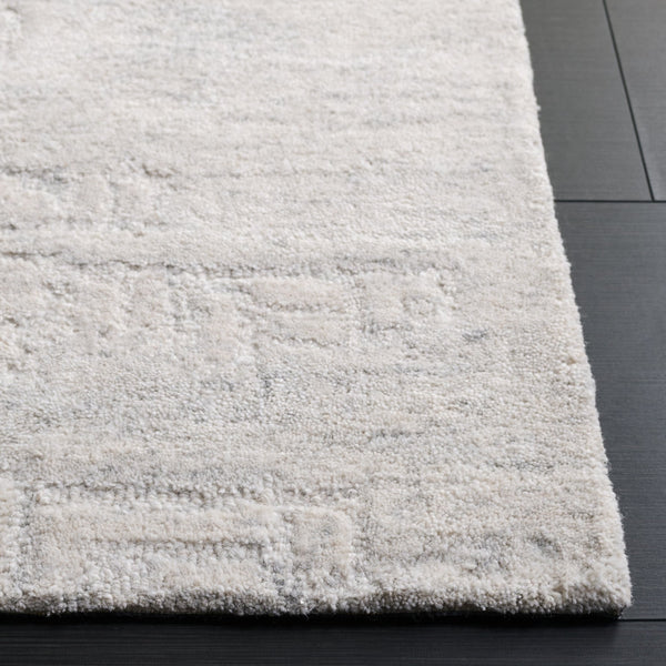 Safavieh Harvest Elegant Hand-tufted Runner Rug - Luxurious Wool-cotton Blend For Timeless Home Decor Style Silver ,Ivory Wool & Cotton Hvt102g-5
