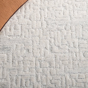 Safavieh Harvest Elegant Hand-tufted Runner Rug - Luxurious Wool-cotton Blend For Timeless Home Decor Style Silver ,Ivory Wool & Cotton Hvt102g-5