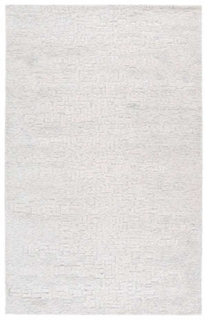 Safavieh Harvest Elegant Hand-tufted Area Rug In Luxurious Silver And Ivory For Timeless Home Decor Appeal Silver ,Ivory Wool & Cotton Hvt102g-4