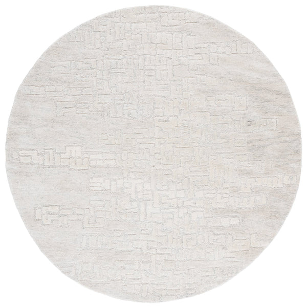 Safavieh Harvest Elegant Hand-tufted Runner Rug - Luxurious Wool-cotton Blend For Timeless Home Decor Style Silver ,Ivory Wool & Cotton Hvt102g-6r