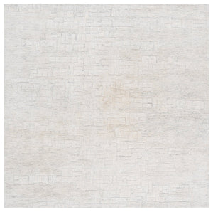 Safavieh Harvest Elegant Hand-tufted Runner Rug - Luxurious Wool-cotton Blend For Timeless Home Decor Style Silver ,Ivory Wool & Cotton Hvt102g-6sq