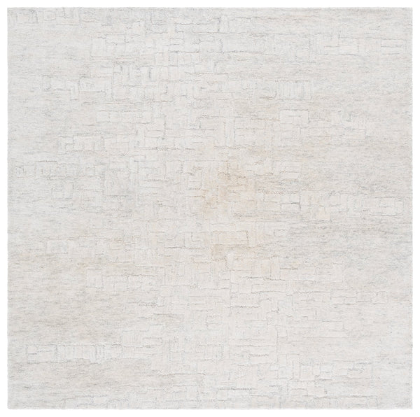 Safavieh Harvest Elegant Hand-tufted Runner Rug - Luxurious Wool-cotton Blend For Timeless Home Decor Style Silver ,Ivory Wool & Cotton Hvt102g-6sq