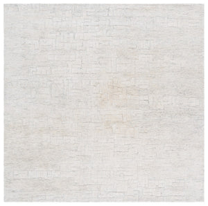 Safavieh Harvest Elegant Hand-tufted Area Rug In Luxurious Silver And Ivory For Timeless Home Decor Appeal Silver ,Ivory Wool & Cotton Hvt102g-4