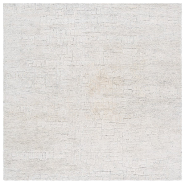 Safavieh Harvest Elegant Hand-tufted Area Rug In Luxurious Silver And Ivory For Timeless Home Decor Appeal Silver ,Ivory Wool & Cotton Hvt102g-4