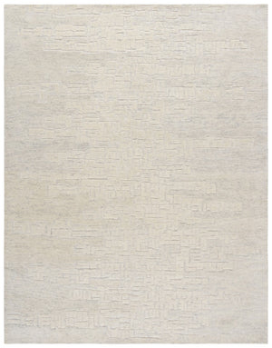 Safavieh Harvest Elegant Hand-tufted Area Rug In Luxurious Silver And Ivory For Timeless Home Decor Appeal Silver ,Ivory Wool & Cotton Hvt102g-4