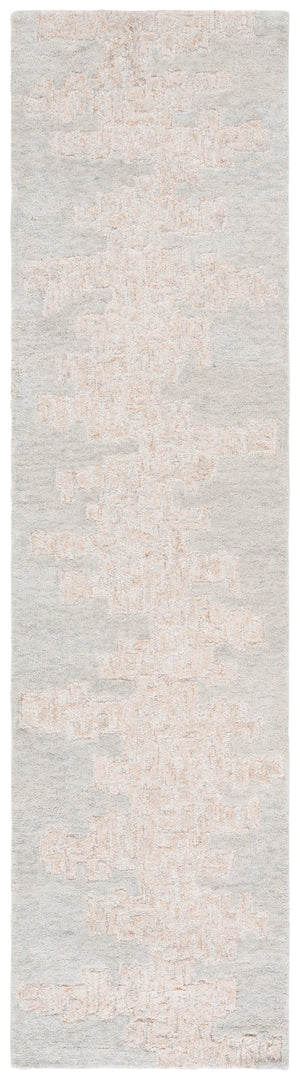 Safavieh Harvest Elegant Hand-tufted Runner Rug - Luxurious Wool-cotton Blend For Timeless Home Decor Style Rust ,Grey Wool & Cotton Hvt102p-29