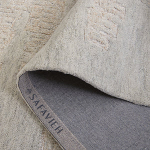 Safavieh Harvest Elegant Hand-tufted Runner Rug - Luxurious Wool-cotton Blend For Timeless Home Decor Style Rust ,Grey Wool & Cotton Hvt102p-5