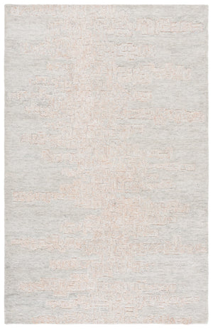 Safavieh Harvest Elegant Hand-tufted Area Rug In Luxurious Silver And Ivory For Timeless Home Decor Appeal Rust ,Grey Wool & Cotton Hvt102p-9