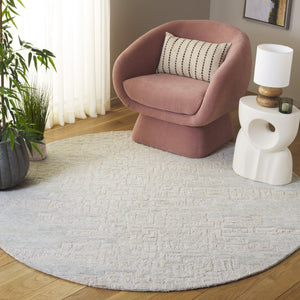 Safavieh Harvest Elegant Hand-tufted Runner Rug - Luxurious Wool-cotton Blend For Timeless Home Decor Style Rust ,Grey Wool & Cotton Hvt102p-6r