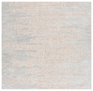 Safavieh Harvest Elegant Hand-tufted Runner Rug - Luxurious Wool-cotton Blend For Timeless Home Decor Style Rust ,Grey Wool & Cotton Hvt102p-6sq