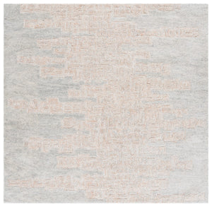 Safavieh Harvest Elegant Hand-tufted Area Rug In Luxurious Silver And Ivory For Timeless Home Decor Appeal Rust ,Grey Wool & Cotton Hvt102p-9