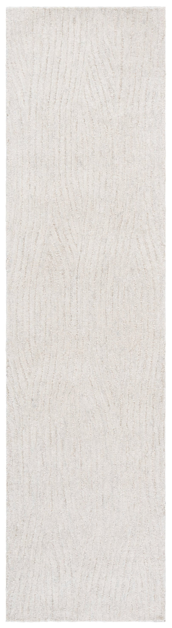 Safavieh Harvest Hand-tufted Wool & Cotton Runner Rug - Elevate Your Space With Elegant Textures And Comfort Silver ,Ivory Wool & Cotton Hvt103g-29