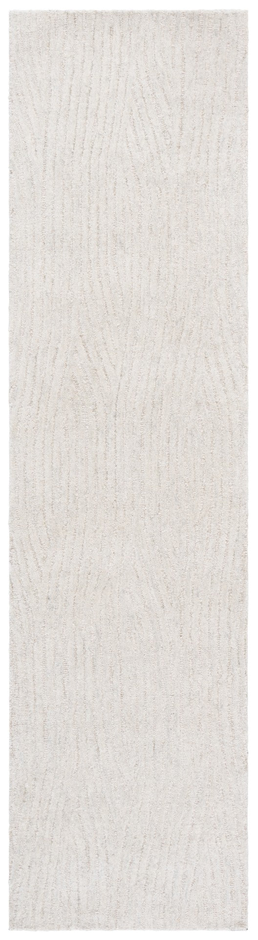 Safavieh Harvest Hand-tufted Area Rug - Luxurious Wool And Cotton Blend For Modern Living Spaces Silver ,Ivory Wool & Cotton Hvt103g-8