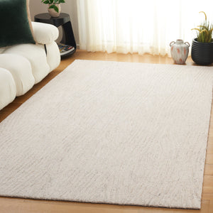 Safavieh Harvest Hand-tufted Wool & Cotton Runner Rug - Elevate Your Space With Elegant Textures And Comfort Silver ,Ivory Wool & Cotton Hvt103g-5