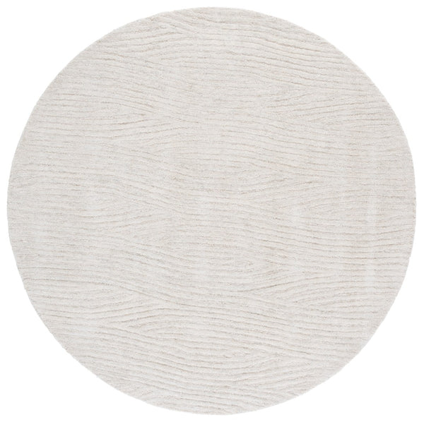 Safavieh Harvest Hand-tufted Area Rug - Luxurious Wool And Cotton Blend For Modern Living Spaces Silver ,Ivory Wool & Cotton Hvt103g-8