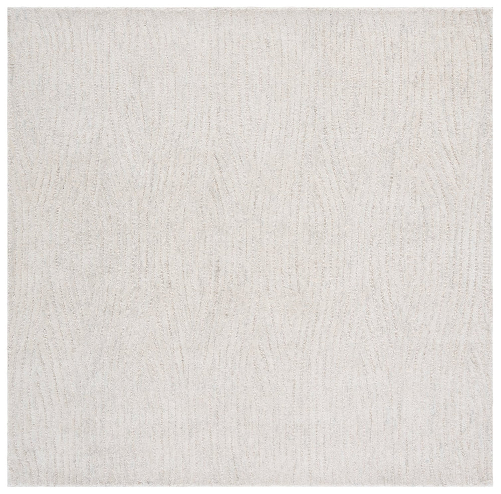 Safavieh Harvest Hand-tufted Wool & Cotton Runner Rug - Elevate Your Space With Elegant Textures And Comfort Silver ,Ivory Wool & Cotton Hvt103g-6sq