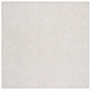 Safavieh Harvest Hand-tufted Wool & Cotton Runner Rug - Elevate Your Space With Elegant Textures And Comfort Silver ,Ivory Wool & Cotton Hvt103g-6sq