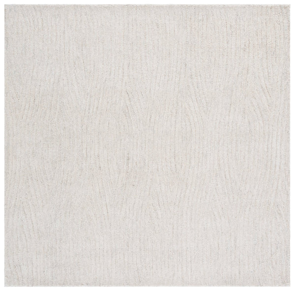 Safavieh Harvest Hand-tufted Wool & Cotton Runner Rug - Elevate Your Space With Elegant Textures And Comfort Silver ,Ivory Wool & Cotton Hvt103g-6sq