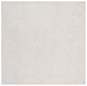 Safavieh Harvest Hand-tufted Area Rug - Luxurious Wool And Cotton Blend For Modern Living Spaces Silver ,Ivory Wool & Cotton Hvt103g-8