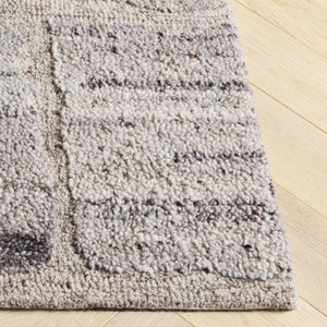 Safavieh Harvest 104e Taupe Grey Taupe ,Grey Wool & Cotton Hvt104e-8