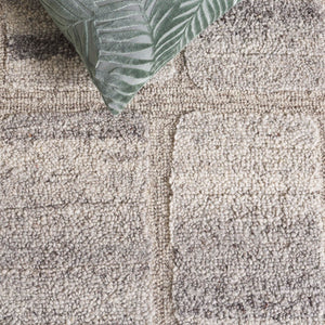 Safavieh Harvest 104e Taupe Grey Taupe ,Grey Wool & Cotton Hvt104e-8