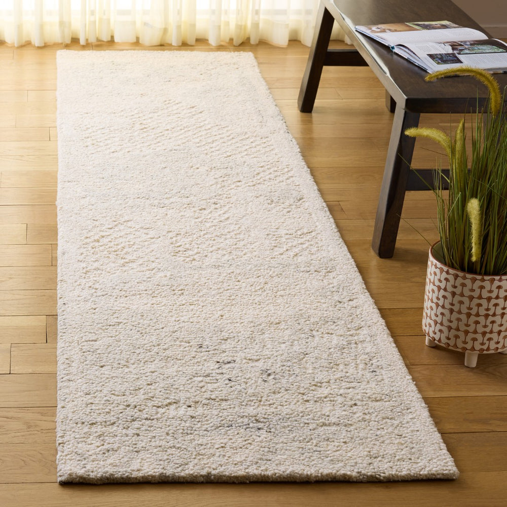 Safavieh Harvest Hand-tufted Area Rug – Elegant Wool And Cotton Blend For Luxurious Living Spaces And Comfort Ivory ,Grey Wool & Cotton Hvt105a-6