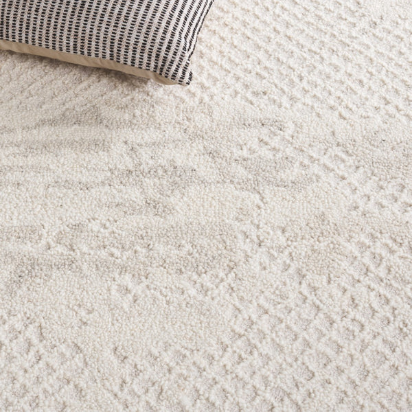 Safavieh Harvest 105a Ivory Grey Ivory ,Grey Wool & Cotton Hvt105a-5