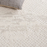 Safavieh Harvest 105a Ivory Grey Ivory ,Grey Wool & Cotton Hvt105a-5