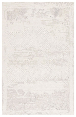 Safavieh Harvest 105a Ivory Grey Ivory ,Grey Wool & Cotton Hvt105a-5