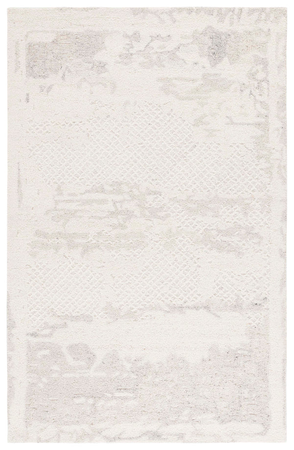 Safavieh Harvest 105a Ivory Grey Ivory ,Grey Wool & Cotton Hvt105a-5