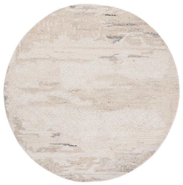 Safavieh Harvest Hand-tufted Area Rug – Elegant Wool And Cotton Blend For Luxurious Living Spaces And Comfort Ivory ,Grey Wool & Cotton Hvt105a-6