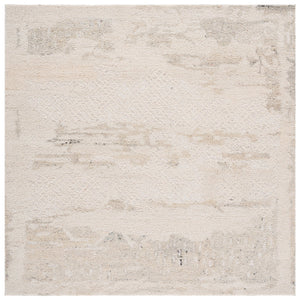 Safavieh Harvest Hand-tufted Wool & Cotton Runner Rug - Elegant Design For Timeless Home Decor & Comfort Ivory ,Grey Wool & Cotton Hvt105a-6sq