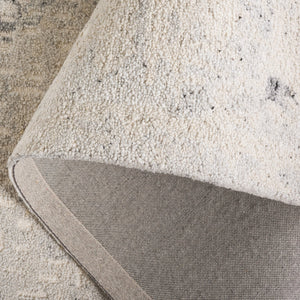 Safavieh Harvest Hand-tufted Wool & Cotton Runner Rug - Elegant Design For Timeless Home Decor & Comfort Silver ,Ivory Wool & Cotton Hvt105g-5