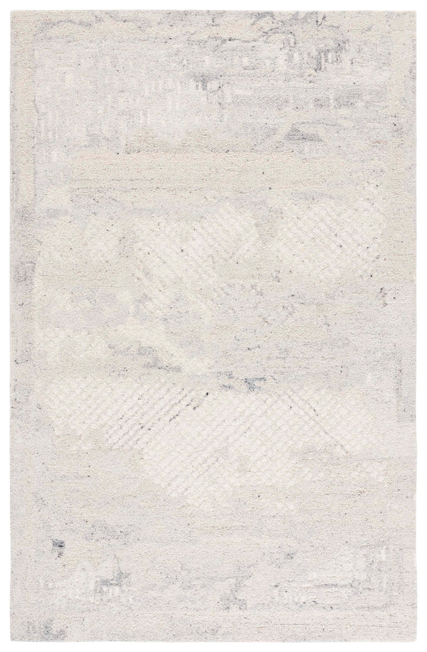 Safavieh Harvest Hand-tufted Wool & Cotton Runner Rug - Elegant Design For Timeless Home Decor & Comfort Silver ,Ivory Wool & Cotton Hvt105g-5