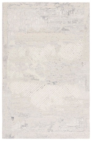 Safavieh Harvest Hand-tufted Area Rug – Elegant Wool And Cotton Blend For Luxurious Living Spaces And Comfort Silver ,Ivory Wool & Cotton Hvt105g-6