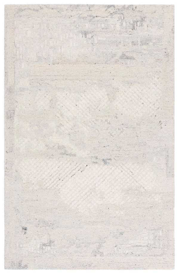 Safavieh Harvest Hand-tufted Area Rug – Elegant Wool And Cotton Blend For Luxurious Living Spaces And Comfort Silver ,Ivory Wool & Cotton Hvt105g-6