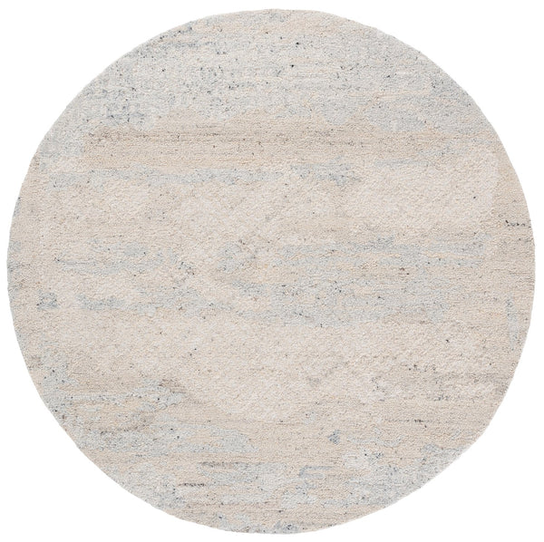Safavieh Harvest Hand-tufted Wool & Cotton Runner Rug - Elegant Design For Timeless Home Decor & Comfort Silver ,Ivory Wool & Cotton Hvt105g-6r