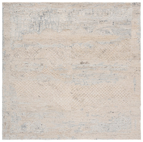 Safavieh Harvest Hand-tufted Area Rug – Elegant Wool And Cotton Blend For Luxurious Living Spaces And Comfort Silver ,Ivory Wool & Cotton Hvt105g-6