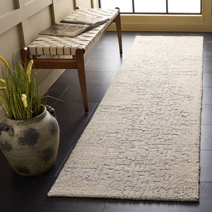Safavieh Harvest Hand-tufted Wool And Cotton Runner Rug - Luxurious Modern Design For Elegant Spaces Beige ,Grey Wool & Cotton Hvt106b-29