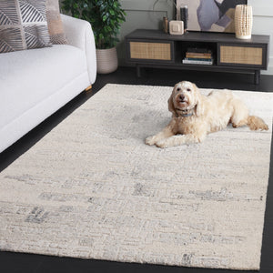 Safavieh Harvest Hand-tufted Wool And Cotton Area Rug - Artisan Crafted For Timeless Elegance In Any Room Beige ,Grey Wool & Cotton Hvt106b-3