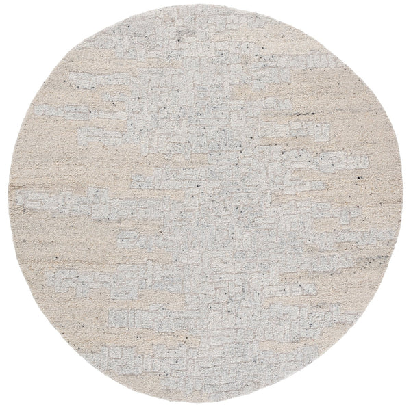 Safavieh Harvest Hand-tufted Wool And Cotton Runner Rug - Luxurious Modern Design For Elegant Spaces Beige ,Grey Wool & Cotton Hvt106b-6r