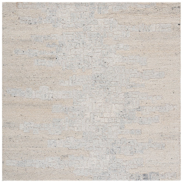 Safavieh Harvest Hand-tufted Wool And Cotton Runner Rug - Luxurious Modern Design For Elegant Spaces Beige ,Grey Wool & Cotton Hvt106b-6sq