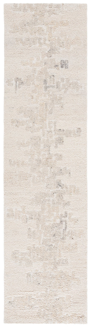 Safavieh Harvest Hand-tufted Wool And Cotton Runner Rug - Luxurious Modern Design For Elegant Spaces Ivory ,Grey Wool & Cotton Hvt106f-29