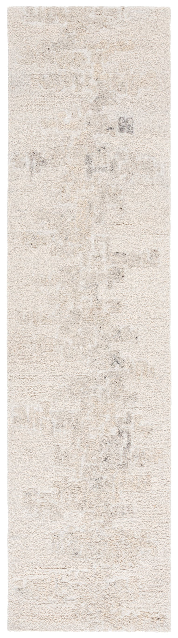 Safavieh Harvest Hand-tufted Wool And Cotton Runner Rug - Luxurious Modern Design For Elegant Spaces Ivory ,Grey Wool & Cotton Hvt106f-29