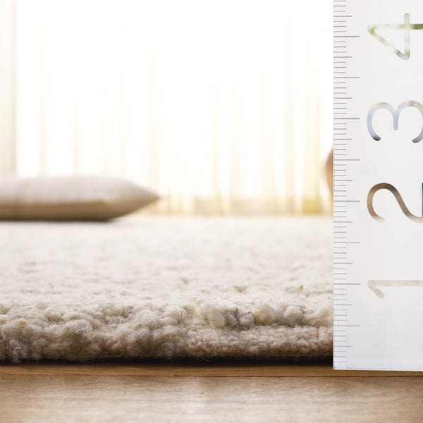 Safavieh Harvest Hand-tufted Wool And Cotton Area Rug - Artisan Crafted For Timeless Elegance In Any Room Ivory ,Grey Wool & Cotton Hvt106f-6