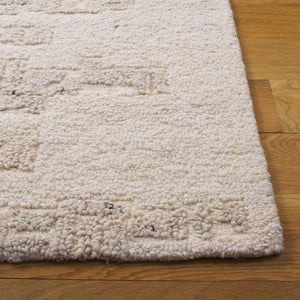Safavieh Harvest Hand-tufted Wool And Cotton Area Rug - Artisan Crafted For Timeless Elegance In Any Room Ivory ,Grey Wool & Cotton Hvt106f-6