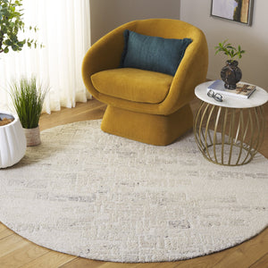 Safavieh Harvest Hand-tufted Wool And Cotton Runner Rug - Luxurious Modern Design For Elegant Spaces Ivory ,Grey Wool & Cotton Hvt106f-6r